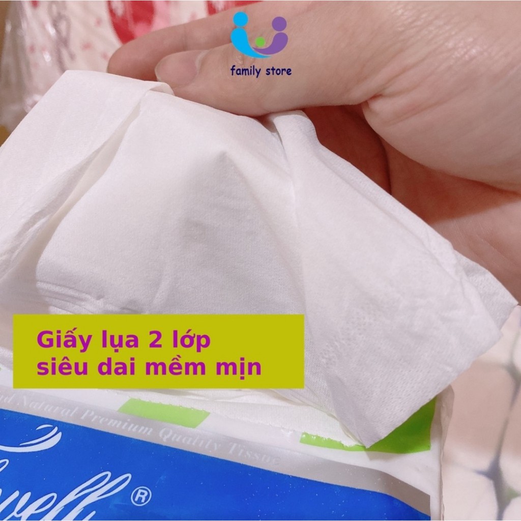 Giấy rút silkwell xanh 250 tờ 2 lớp