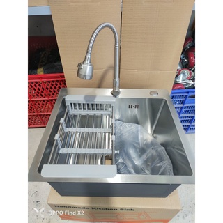 [CHẬU ĐÚC] Chậu Rửa Chén Bát INOX SUS 304 5045