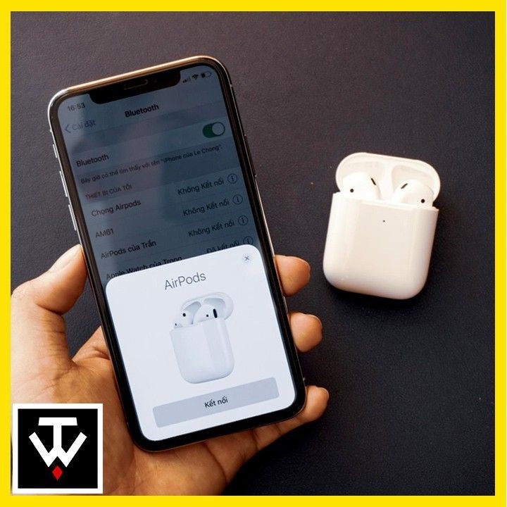 ⚡ Airpods 2 Tai nghe Bluetooth Hổ Vằn⚡1562M⚡ Đôi Tên , Định Vị , Phiên Bản Dùng Cả IOS & Android