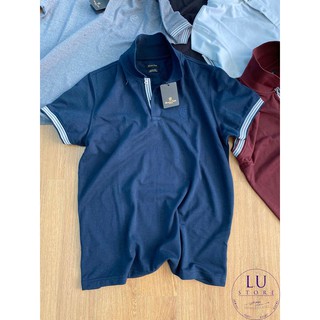 Áo Polo Massimo Dutti Heathered cotton