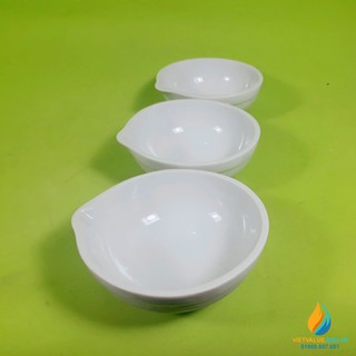 Bát sứ đựng mẫu chất