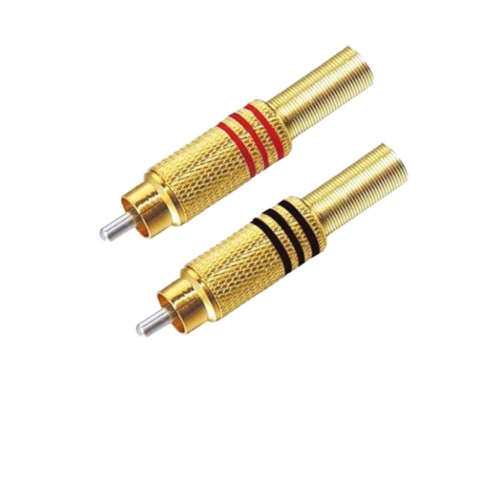 Đầu AV XA-1 Đực (Dương) Bắt Vít, Mạ Vàng - Jack Hoa Sen Đực Giá Tốt - Jack RCA/ Jack AV Lỗi 1 Đổi 1 Trong 7 Ngày