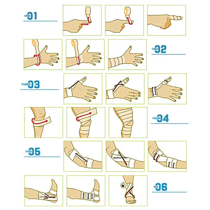 Băng Quấn Cổ Tay Co Giãn Hỗ Trợ Luyện Tập Thể Thao