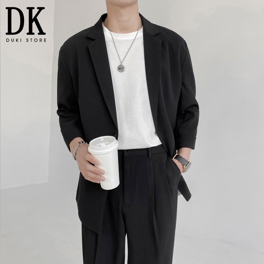 Áo khoác blazer nam ,áo vest nam balzer nam tay lật phong cách Hàn Quốc LZB0013 - DUKI STORE | BigBuy360 - bigbuy360.vn