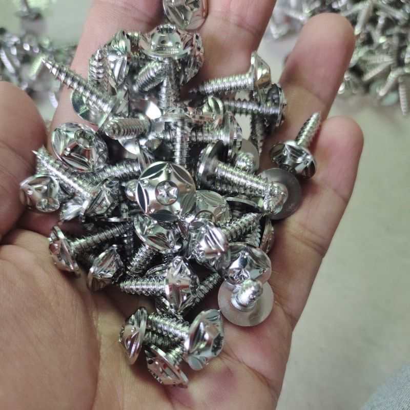 Ốc salaya 5li xoắn cho Vario, Sirius, Wave, AB, Winner, Exciter ,…gắn dàn áo inox 304 kèm lông đền Kitaco theo phân loại