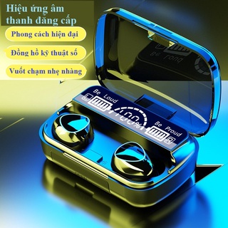 Tai nghe Bluetooth M10 Newest Digital indicator True Wireless Headset V5.1
