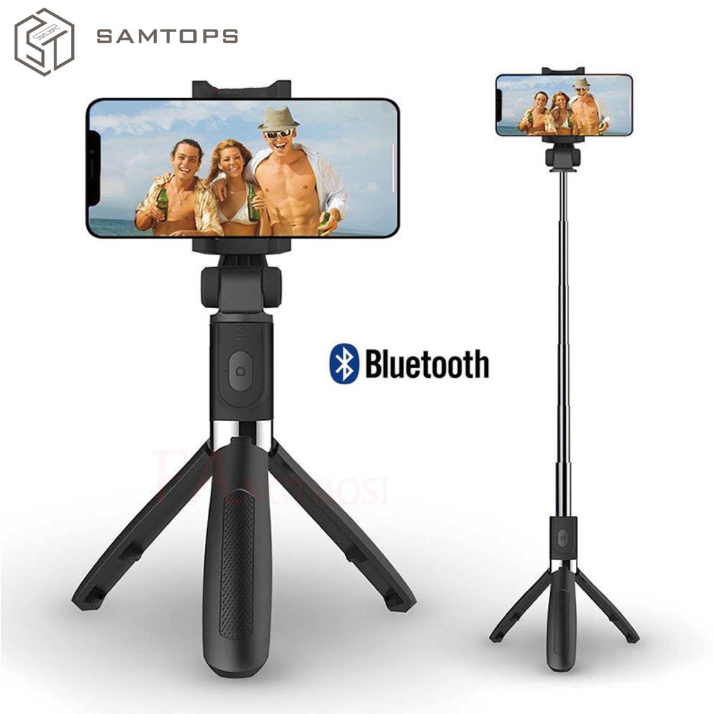 Gậy selfie 3 trong 1 hỗ trợ kết nối Bluetooth