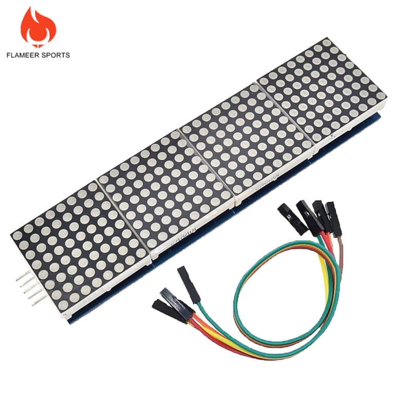 Mô đun điều khiển hiển thị ma trận 4 trong 1 MAX7219 LED 8x8 Dot
