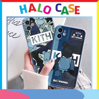 Ốp lưng iphone viền nổi BVC bearbrick kith 6plus/6s/6splus/7/7plus/8/8plus/x/xr/xs/11/12/pro/max/plus/promax - Halocase