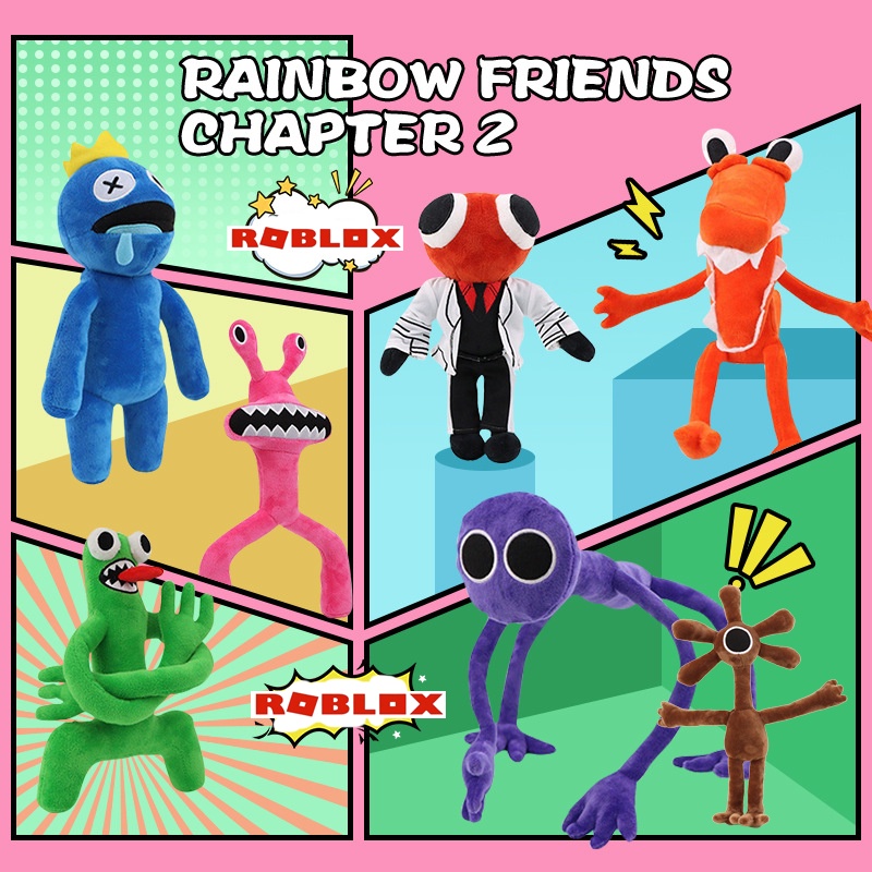 Đồ chơi nhồi bông nhân vật hoạt hình Rainbow Friends Roblox làm quà tặng sinh nhật Giáng sinh cho trẻ em bé gái