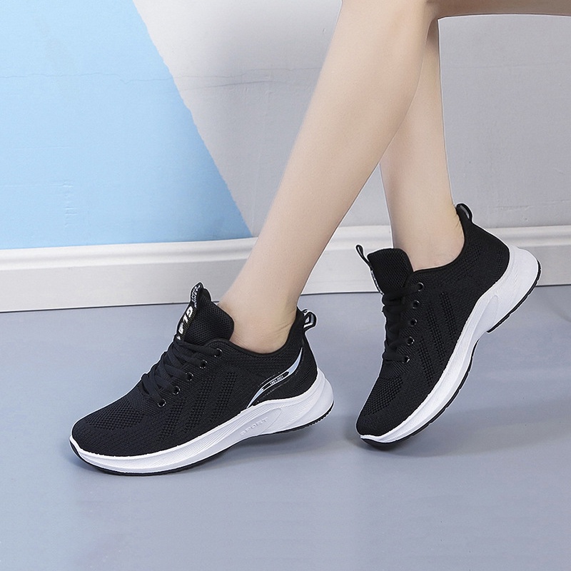 Giày Thể Thao Nữ Kiểu Dáng Hàn Quốc Đế Cao Su Đúc Đàn Hồi Siêu Êm - GL625