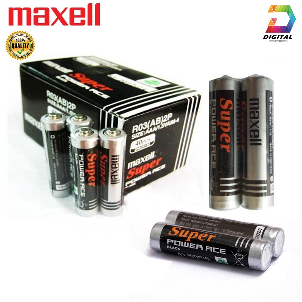 Hộp 40 Viên Pin AAA Maxell Chính Hãng