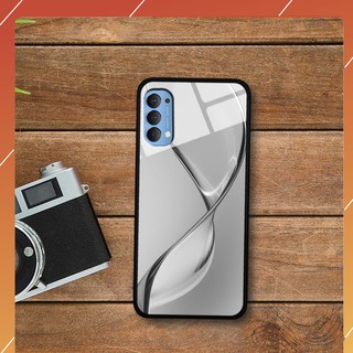 Ốp lưng kính 3D Oppo Reno 4