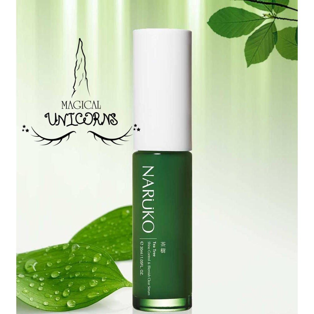 Tinh chất ngăn ngừa mụn, kiểm soát dầu và giảm thâm mụn Naruko trà tràm Tea Tree Blemish Clear Serum 30ml (Bản Đài)