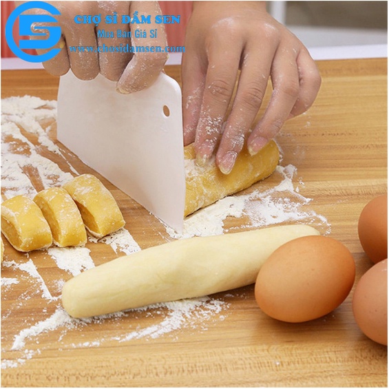 Bộ 3 dụng cụ cắt bột chà láng vét bột Dụng cụ làm bánh trang trí bánh  G275-BoDaoCatBot