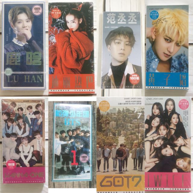 POSTCARD GOT7 BTS