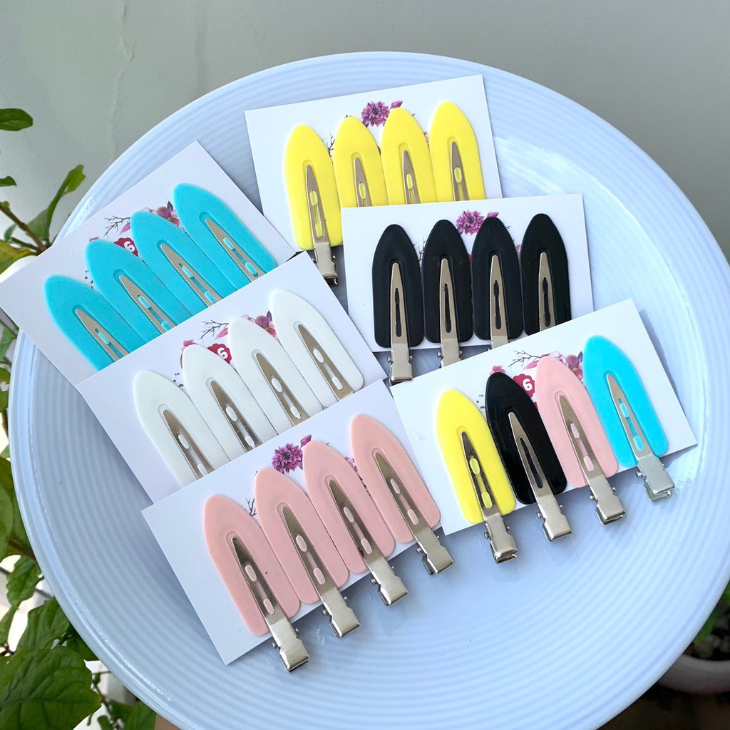 Set 4 Kẹp tóc không tạo nếp tiện dụng