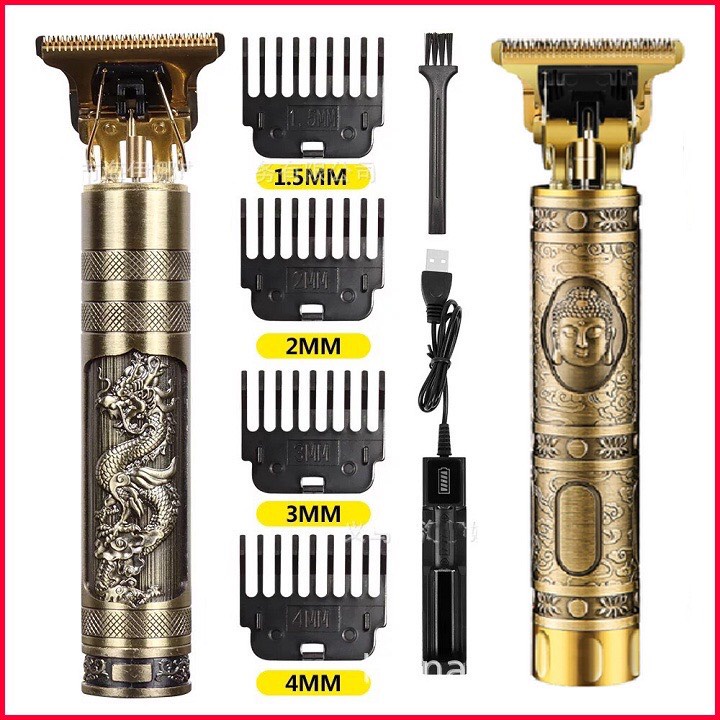 Tông Đơ Cắt Tóc Bấm Viền Cao Cấp Dành Cho Salon và Gia Đình Tăng đơ tạo kiểu chấn viền chuyên nghiệp sạc điện