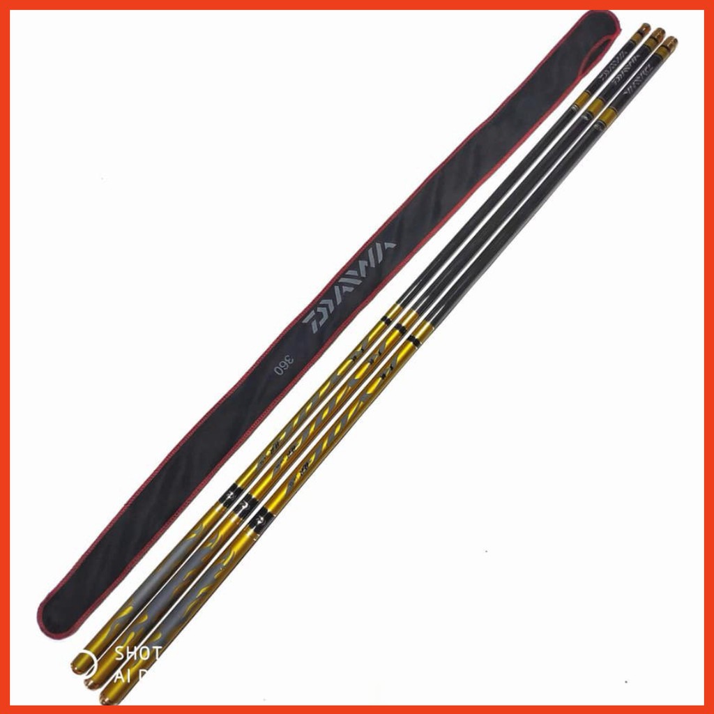 Cần tay Daiwa Kyogi màu vàng ánh kim Độ cứng 6H đồ câu cá ( giá siêu khuyến mại )