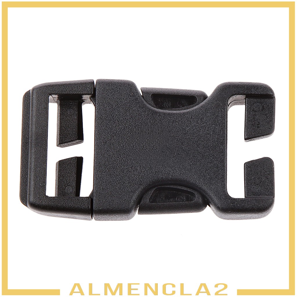 Black Strap Belt Backpack Side Release Buckle for Webbing Replacement 3.8cm | BigBuy360 - bigbuy360.vn