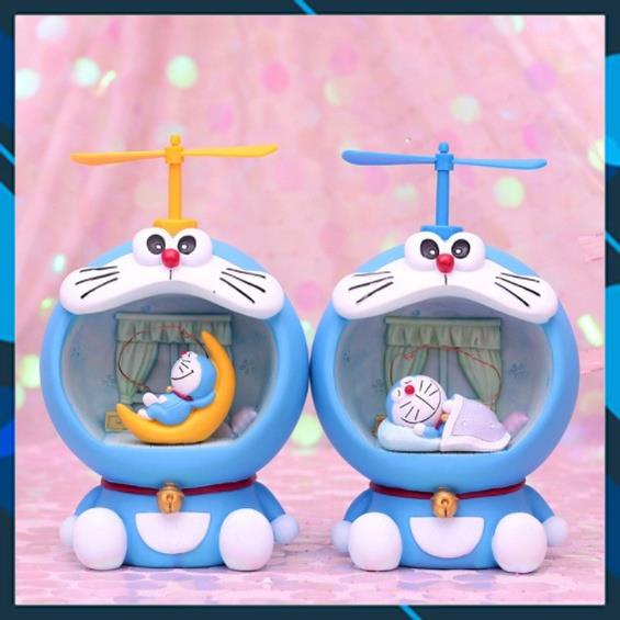 Đèn ngủ Doraemon, Có Chong Chóng Quay, Lỗ Tiết Kiệm Tiền, Phát Sáng Ban Đêm - Decor Trang Trí - Quà Tặng - Lưu Niệm