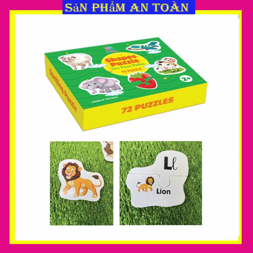 Bộ đồ chơi tư duy ghép hình gồm 72 PUZZLE