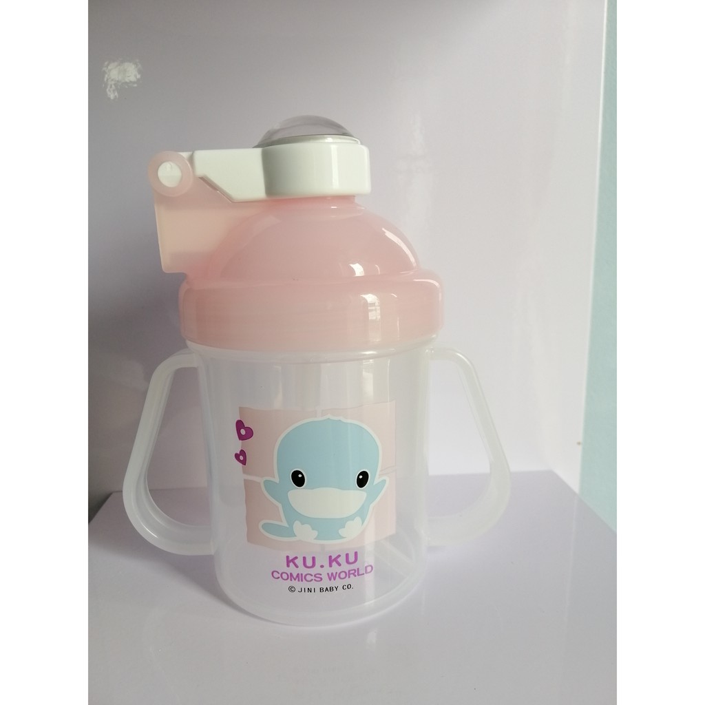 BÌNH UỐNG NƯỚC CÓ TAY CẦM CHO BÉ KUKU KU5321 - 250ML