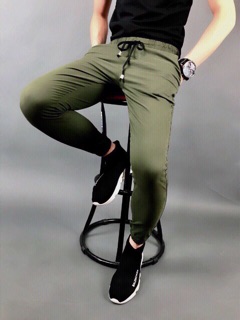 Jogger nam hàn quốc, chất kaki co giãn