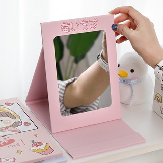 Gương gấp để bàn dễ thương