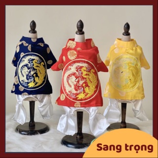 Áo dài Tết cho chó mèo