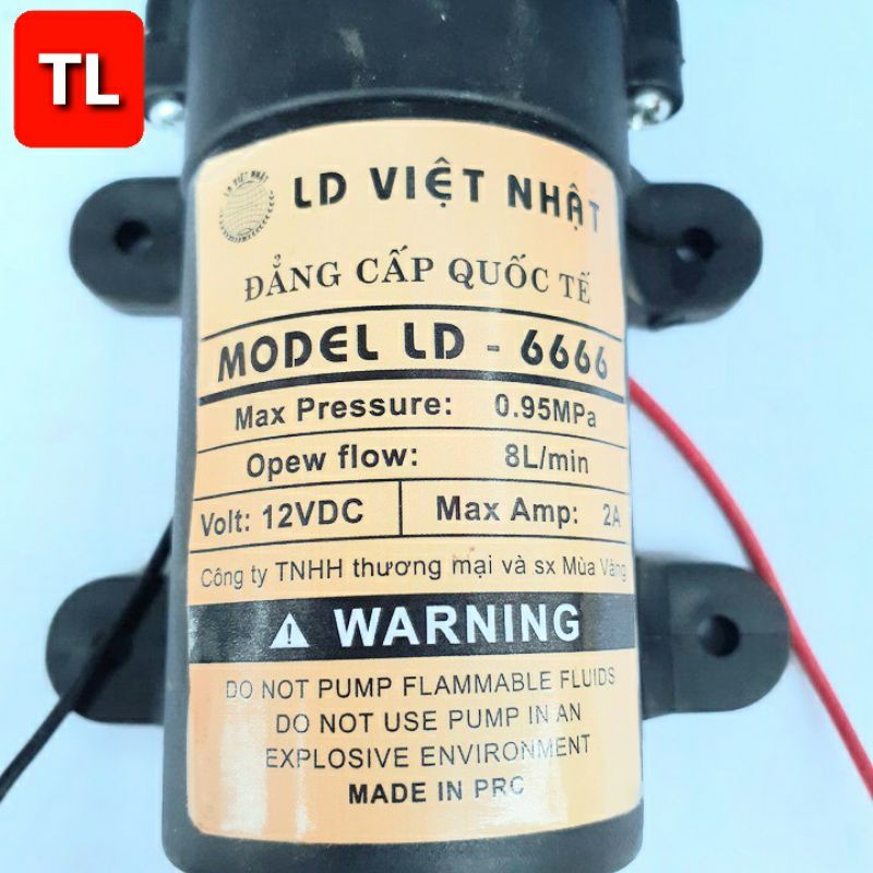 Máy bơm tăng áp mi ni 12V - Máy Bơm phun sương 12V loại 1