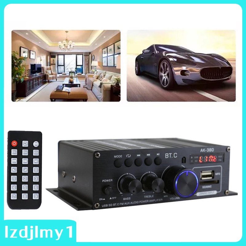 [giá giới hạn] 400W + 400W Audio Power Amplifier for Car Home Garage CD Theater PA System