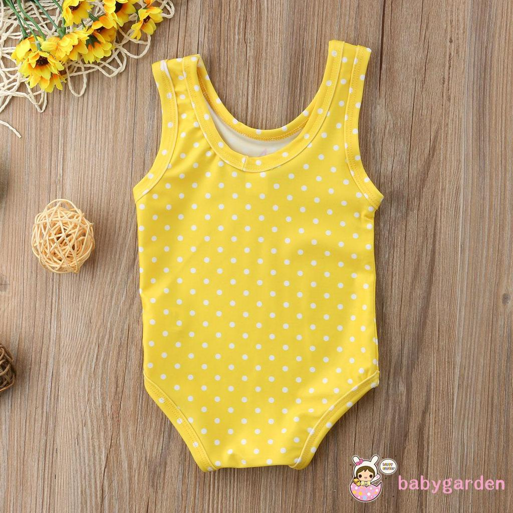 Áo Tắm Một Mảnh Không Tay In Hình Quả Dứa Cho Bé Gái