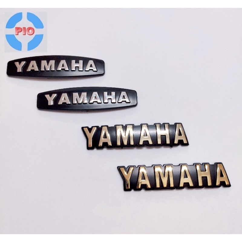 Tem Chữ YAMAHA nổi Trang Trí Xe Máy, Thùng Loa