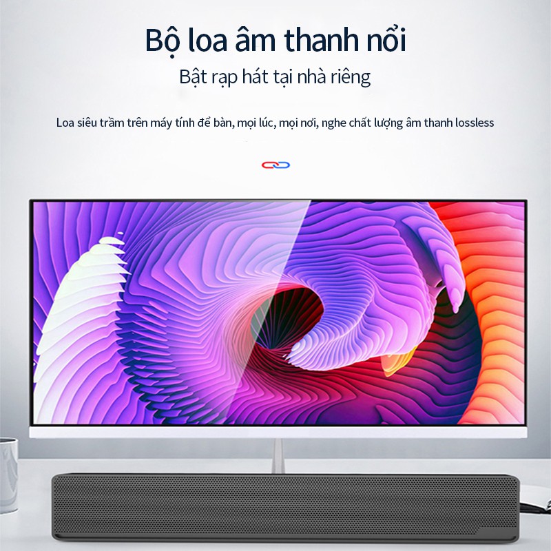 Sound bar loa bluetooth WF06 loa thanh dài để bàn loa gia đình USB thích hợp cho loa máy tính xách tay