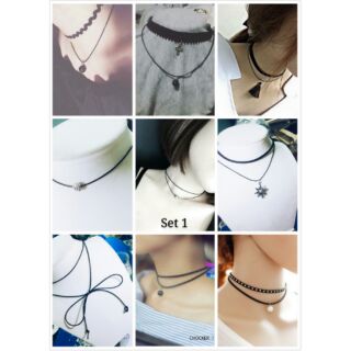 Set 9 Vòng dây chuyền choker