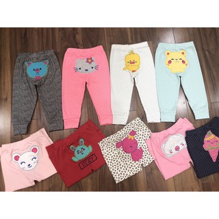 combo 5 quần mông thú cotton xuất cho bé