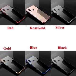 Ốp silicon mềm mạ cạnh cho Xiaomi Redmi Note 7 5 6Pro Mi 8 Mi 9 Poco F1