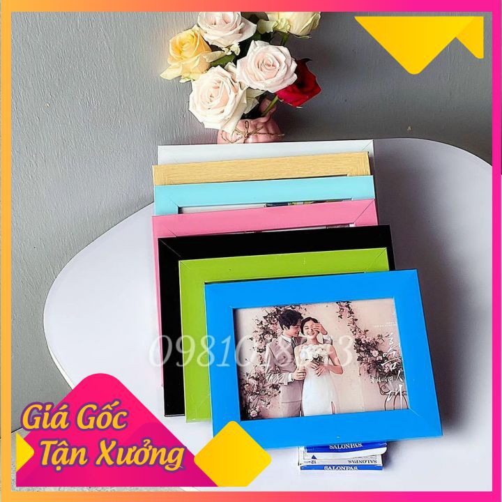 Khung ảnh 13x18 mẫu viền đẹp để bàn tiệc cưới giá rẻ