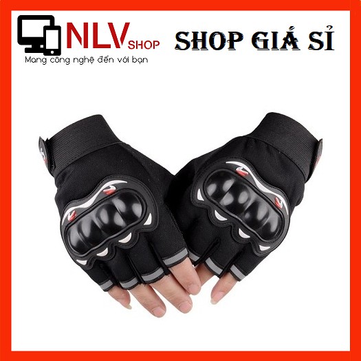 GĂNG TAY GÙ BẢO HỘ HỞ NGÓN - ĐEN