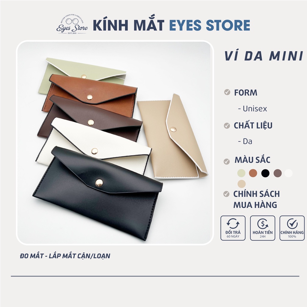 Túi Da Đựng Kính - Ví Đựng Tiền Nhỏ Gọng EYESSTORE