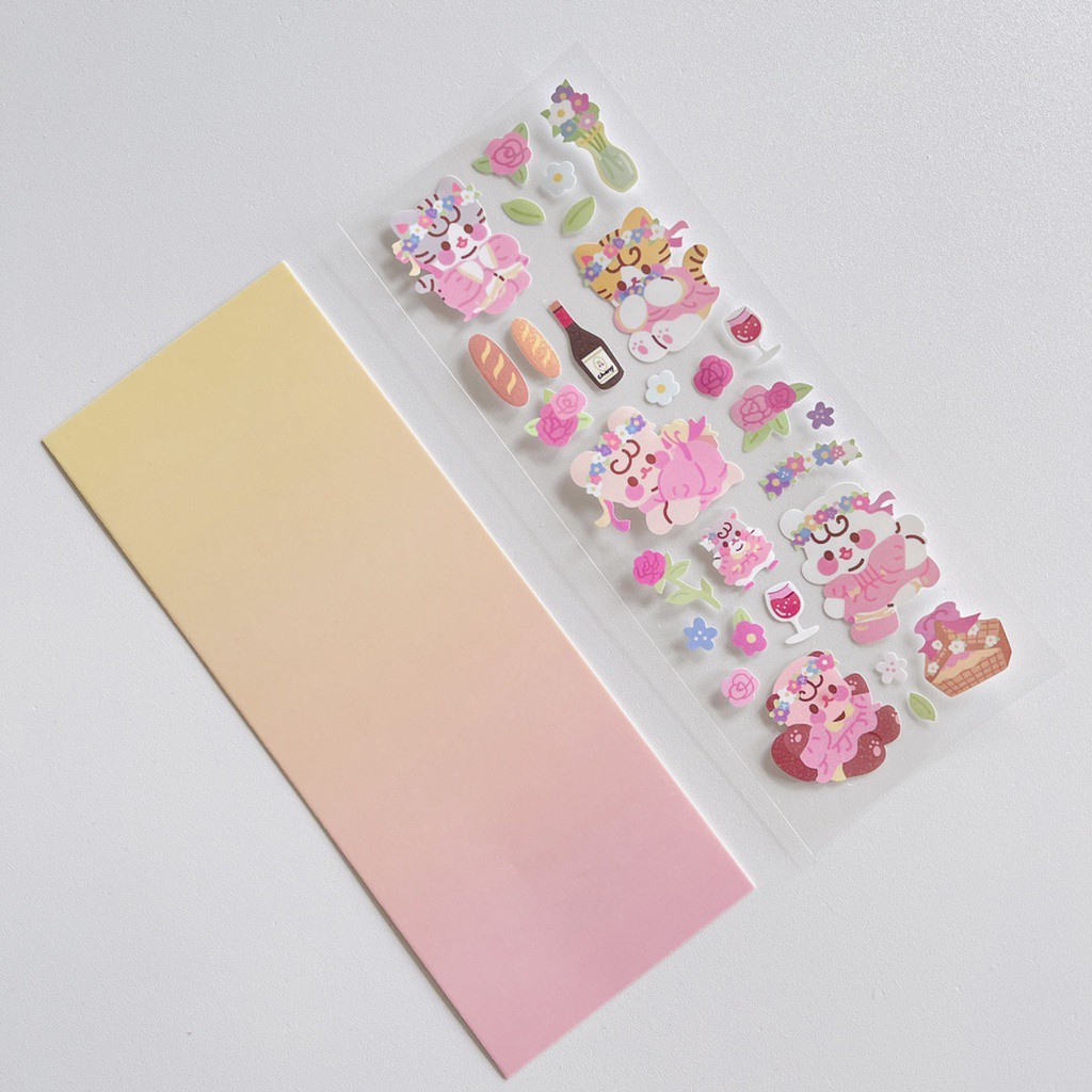 GaLiCiCi nhãn dán phim hoạt hình laser không thấm nước Nhãn dán PVC / nhãn dán ba chiều / nhãn dán laser / nhãn dán hoạt hình