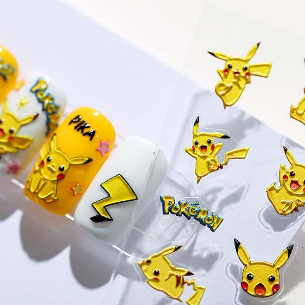 Miếng Dán Trang Trí Móng Tay Nghệ Thuật 5D DIY Xinh Xắn