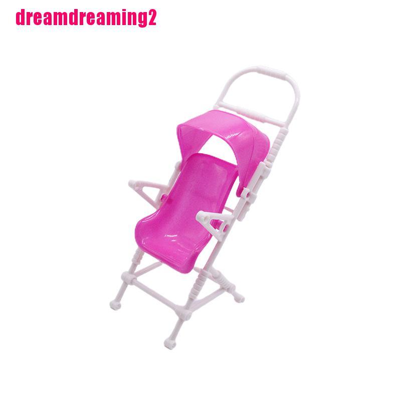 Mô Hình Xe Đẩy Em Bé Trang Trí Nhà Búp Bê