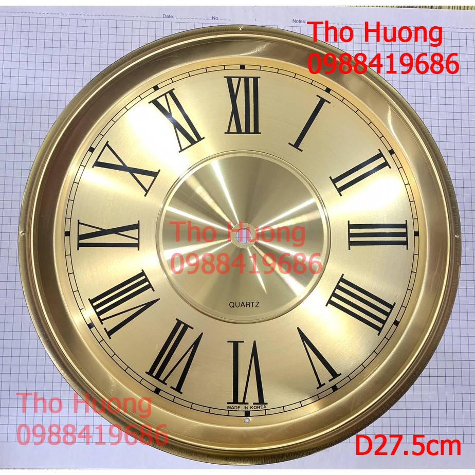 Mặt số đồng hồ tủ, đồng hồ cây