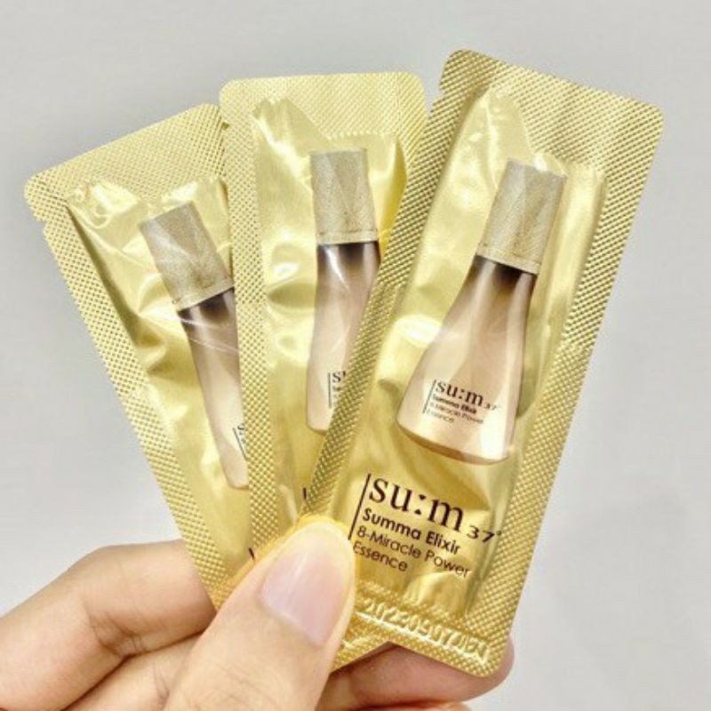 10 góiTinh chất vàng Sum Summa Elixir 8- Serum Miracle Power Essence se khít lông dưỡng ẩm tái sinh da