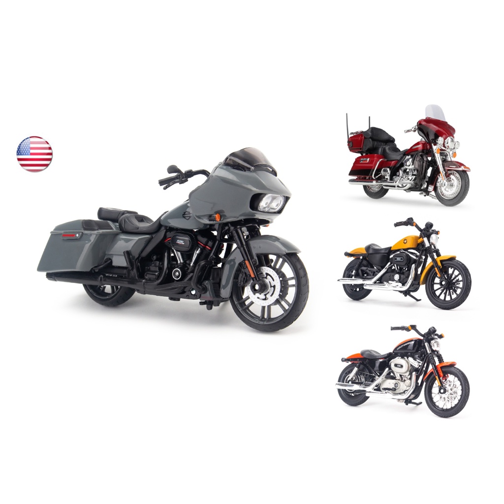 Mô hình xe moto Harley-Davidson Iron 883, Forty-Eight, Night Rod 1:18 Maisto