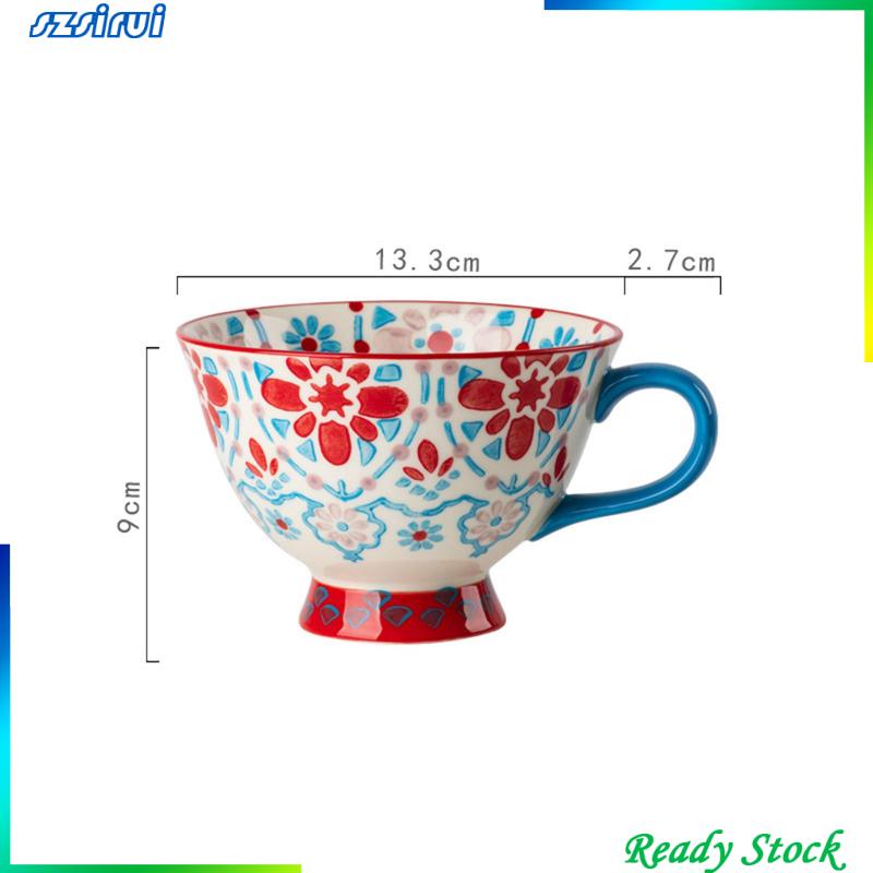 Cốc Sứ Uống Trà / Cà Phê / Cappuccino Tiện Dụng Cho Văn Phòng