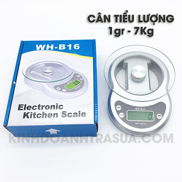 Cân Điện Tử Cao Cấp WH-B16 Mặt Kính Cường Lực 1gr-7kg