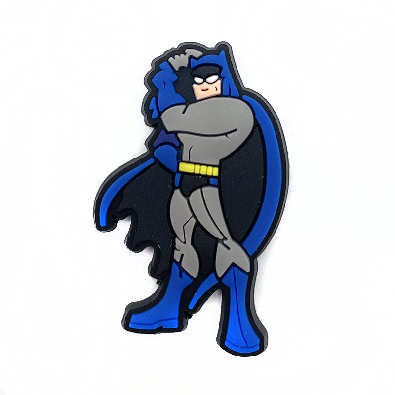 Batman Shoe Charms Crocs Thời trang Super hero Jibbitz pvc Dép xăng đan decorate accessories DIY Phụ kiện dép Với 1000 Mẫu Lựa Chọn Phụ kiện giày dép nam và trẻ em